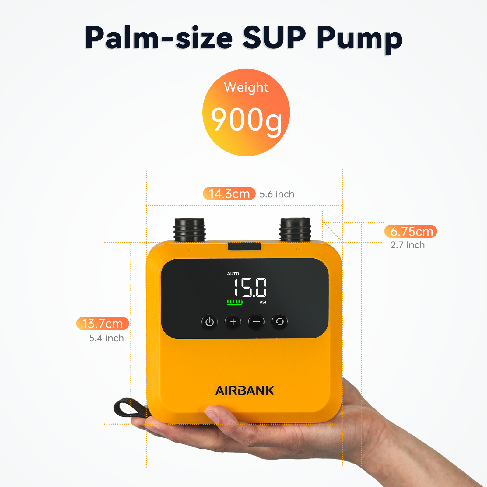AIRBANK PULSE Pro Rechargeable Pump