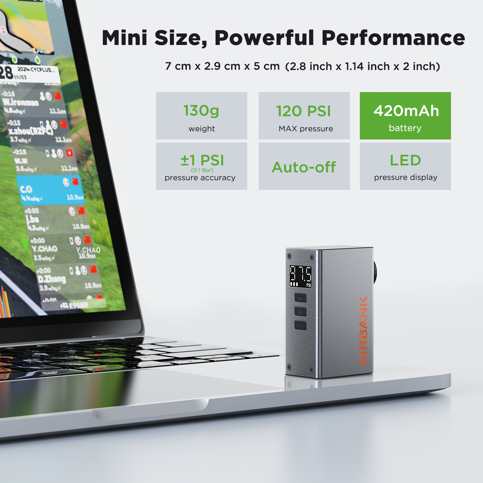 AIRBANK POCKET 2 Pro Mini Bike Pump