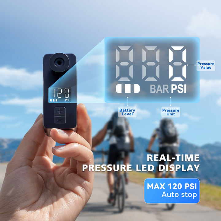 real fahrradpumpe POCKET Pro Mini-Fahrradpumpe – AirBankPump