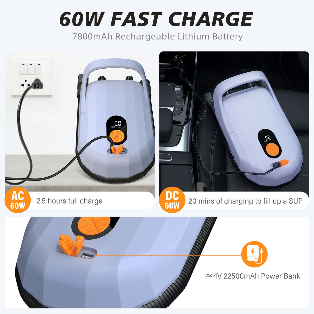 AIRBANK Whale Shark Pro Rechargeable SUP Pump